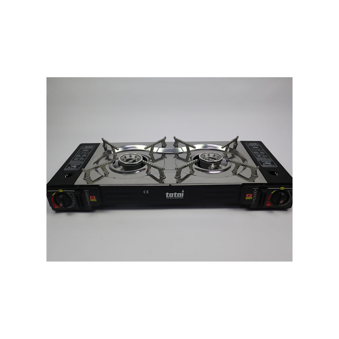 Totai 2 Burner Cartridge Stove 26/007X2 B