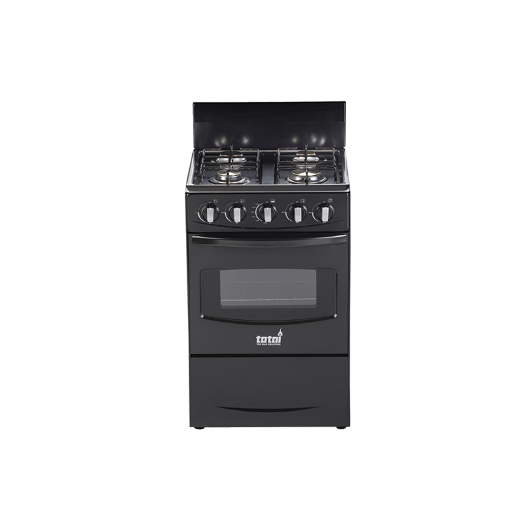 TOTAI 50CM 4 BURNER FULL GAS STOVE- BLACK - 03/T300ABF
