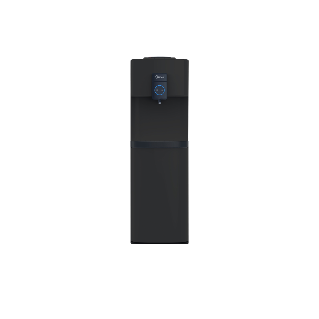 Top Loading Water Dispenser With Fridge - Black