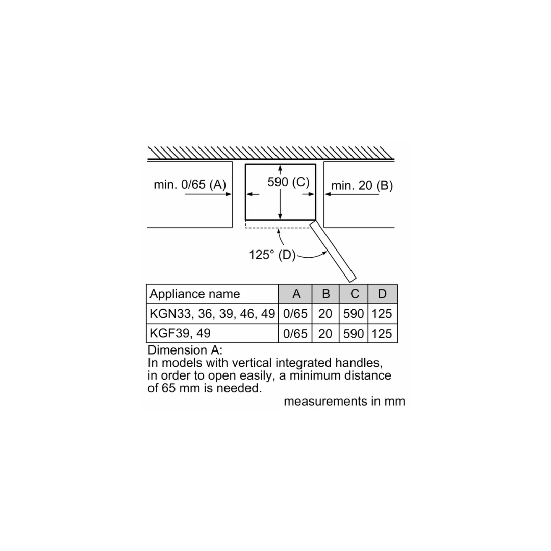 Series 2 free-standing fridge-freezer with freezer - KGN36NLEA