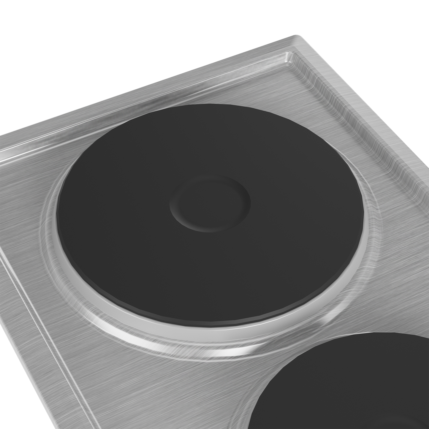 DHD 401: Defy Domino Solid Hob – Stainless Steel