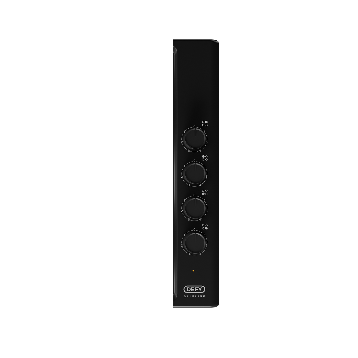DHD 398: Defy Slimline Solid Hob with Control Panel – Black