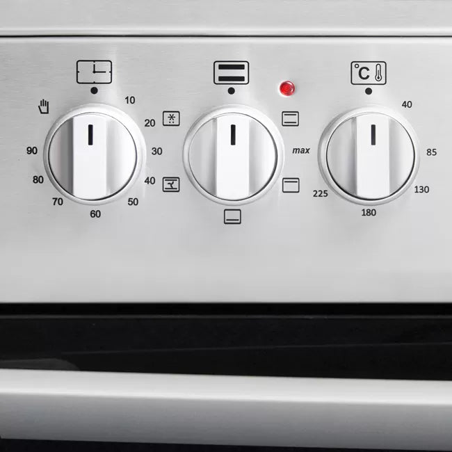 UGE019Si2H : 900mm Range Cooker. 4 Burner Gas Hob, two Solid Plates with Electric Oven