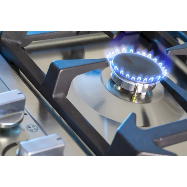 UGH04SS HOB: 600mm Stainless Steel Gas Hob with Control Panel