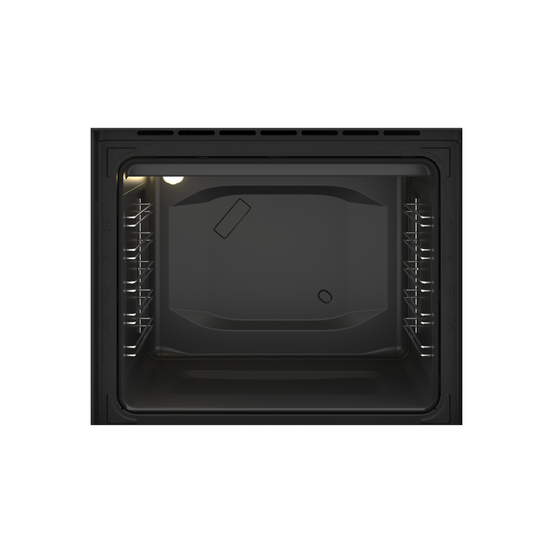 DBO482E: Defy 60cm Slimline Undercounter Oven - Black Glass