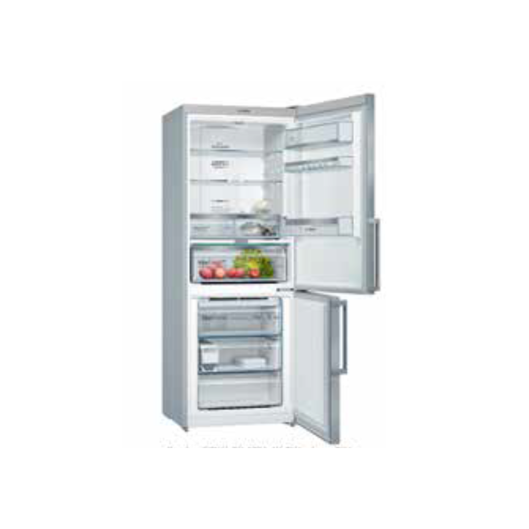 SERIE 6 385 LITRE NO-FROST BOTTOM FREEZER COMBINATION, DOORS INOX EASY CLEAN