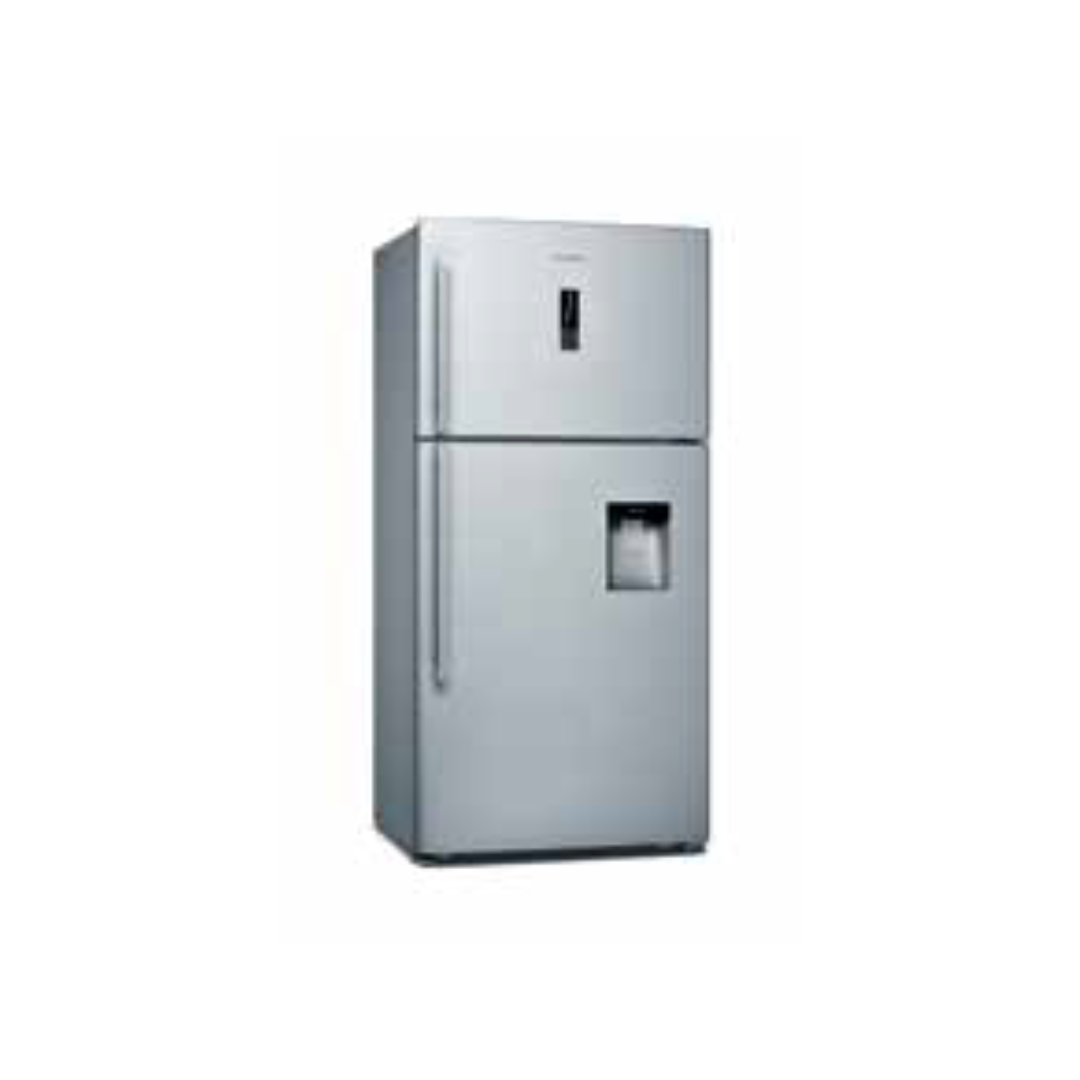 SERIE 4 593 LITRE NO FROST FRIDGE/FREEZER COMBINATION WITH WATER DISPENSER DOORS STAINLESS STEEL LOOK / SIDE PANELS INOX COLOURED