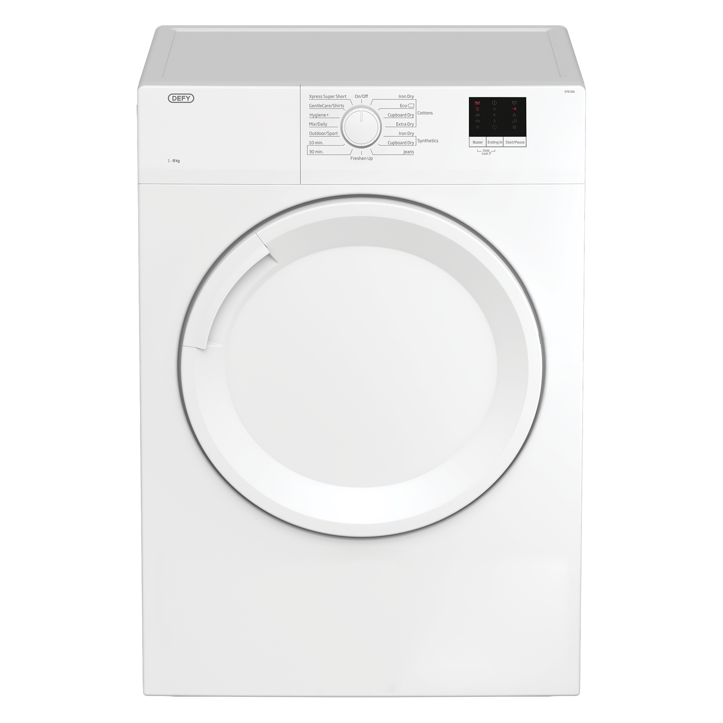 DEFY 8kg DTD 316 | Tumble Dryers (Vented)