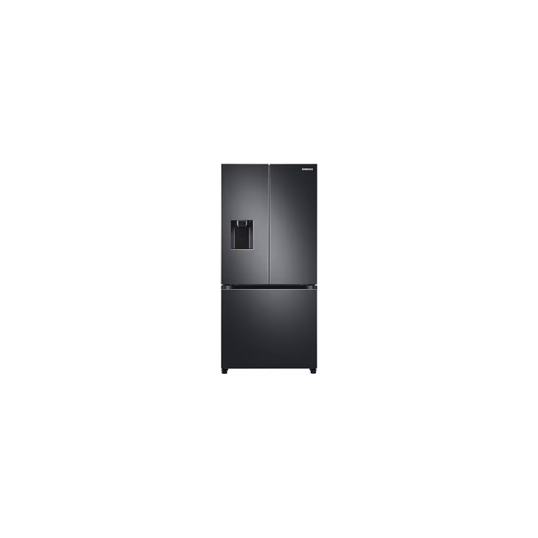 French Door Fridge with Drawer and Twin Cooling System, Black,470l
