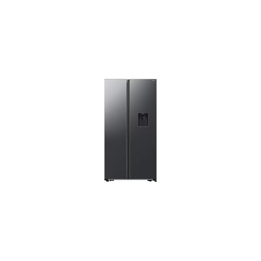 Side by side fridge, Non-Plumbed Water Dispenser, Gentle black Matt, 560 L