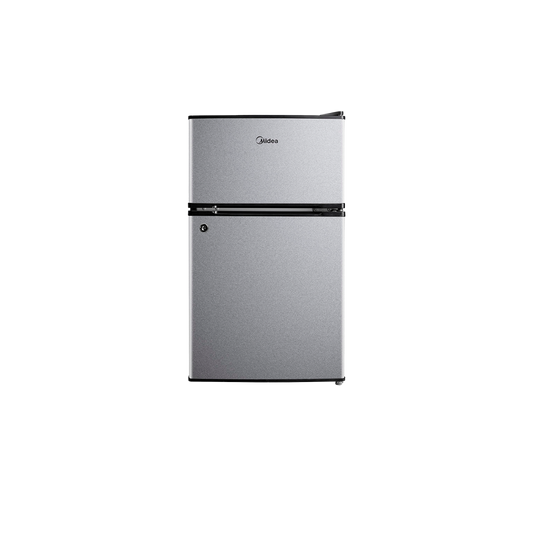 Midea 87L Double Door Bar Fridge - Silver