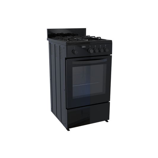 Defy Black 4 Burner Gas Stove - DGS568