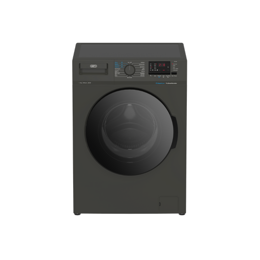 DAW 389: Defy 9Kg Front Loader Washing Machine with SteamCure Technology - Manhattan Grey