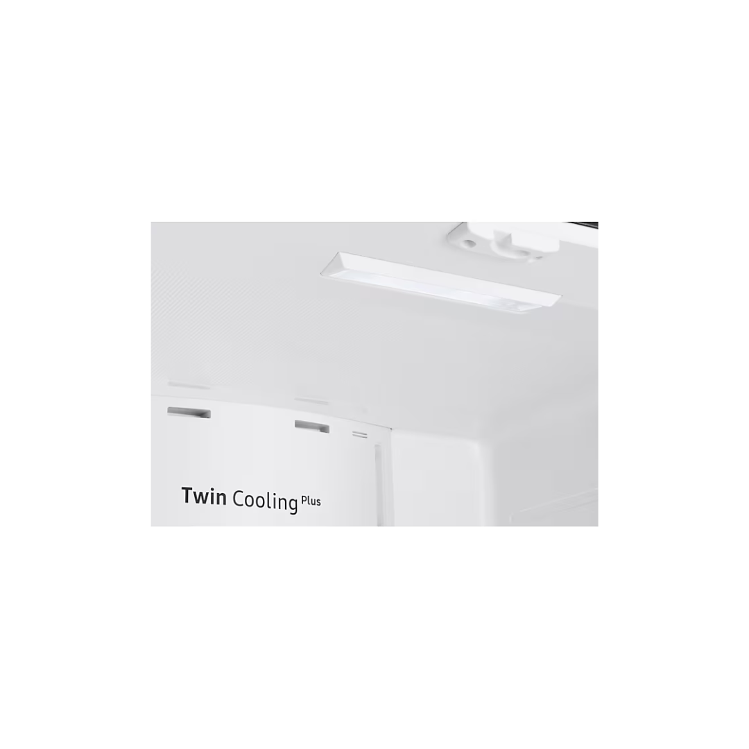 French Door Fridge with Drawer and Twin Cooling System, Black,470l