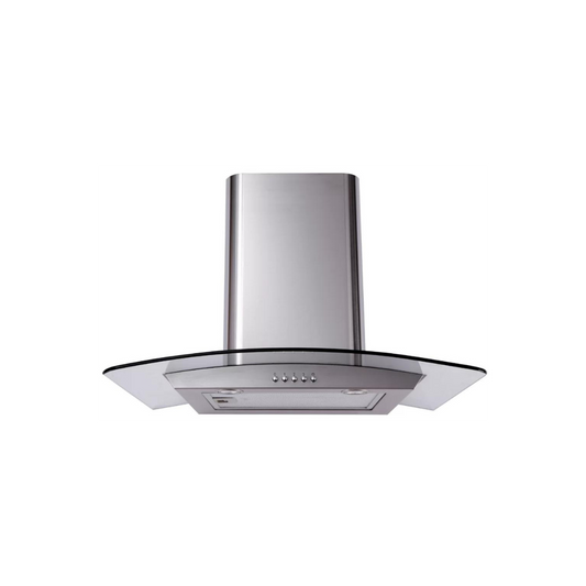 U900SCG : 900mm Stainless Steel Curved Glass Chimney Cookerhood