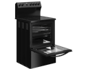 DSS617: Defy 60cm 4 Plate Electric Stove with Thermofan+ - Black